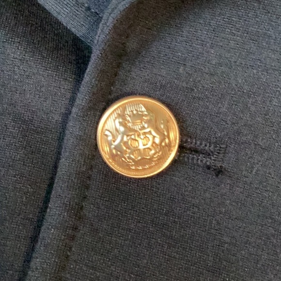 Lucky Brand NWT Women’s Cropped Ponte Jacket Navy Blue Large - Picture 6 of 6